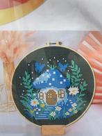 Blue Mushroom Needle Point set, Hobby en Vrije tijd, Borduren en Borduurmachines, Ophalen of Verzenden, Nieuw, Handborduren, Borduurpakket