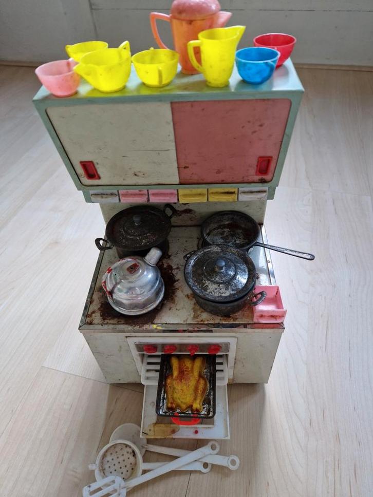 Vintage Fuchs Speelgoed Keukentje, Antiek en Kunst, Antiek | Speelgoed, Ophalen