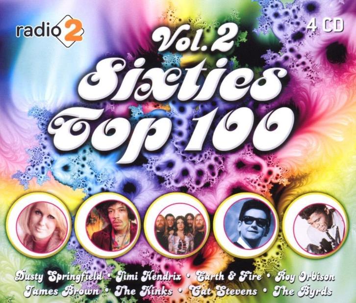 Sixties Top 100 Radio 2 - vol 2 - 4 cd box - 100 hits, Cd's en Dvd's, Cd's | Verzamelalbums, Zo goed als nieuw, Pop, Boxset, Ophalen of Verzenden