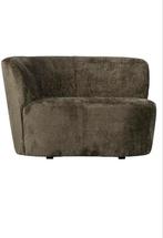 WOOOD Stone fauteuil warmgroen velvet links, Ophalen, Nieuw, 75 tot 100 cm, 100 tot 125 cm