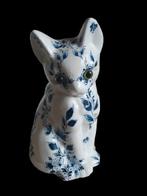 Delftsblauwe poezenbeeld, Ophalen of Verzenden, Dier