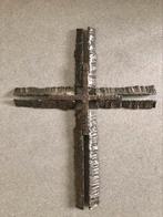 Uniek antiek/ Vintage Brutalist KRUIS  - Cross, Ophalen of Verzenden