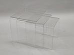 Vintage set bijzettafeltjes plexiglas nesting tables aqryl, Ophalen, ., ., .