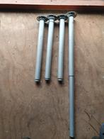 verstelbare tafelpoten, Huis en Inrichting, Tafelonderdelen, Ophalen, Gebruikt, 50 tot 100 cm, 50 tot 100 cm