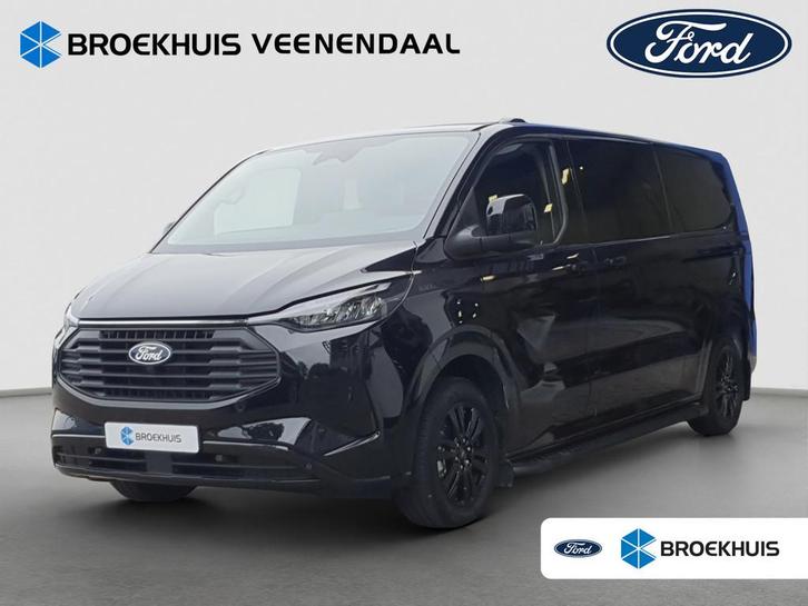 Ford Transit Custom 320 2.5 PHEV L2H1 Black Platinum Dubbelc, Auto's, Bestelauto's, Bedrijf, Te koop, ABS, Achteruitrijcamera
