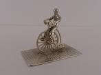 Zilveren miniatuur Hoge bi/Velocycle                     Z13, Ophalen of Verzenden, Zilver