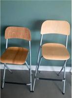 2 x ikea kruk krukje, hoogte 65 en 75, Ophalen of Verzenden, Zo goed als nieuw, Hout