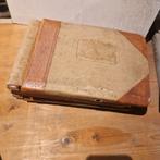 Antiek kasboek met slot, Antiek en Kunst, Antiek | Boeken en Bijbels, Ophalen of Verzenden