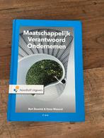 Enno Masurel - Maatschappelijk verantwoord ondernemen, Sociale wetenschap, Nieuw, Ophalen of Verzenden, Enno Masurel; Bart Bossink
