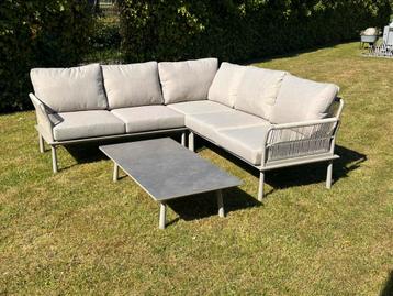 Loungeset zithoek loungebank hoekbank nieuw in doos TRINO beschikbaar voor biedingen