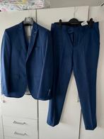 Luxe en blauw 3 delig pak! Pantalon, gilet en een blazer., Ophalen of Verzenden, Zo goed als nieuw, Arkon, Maat 48/50 (M)