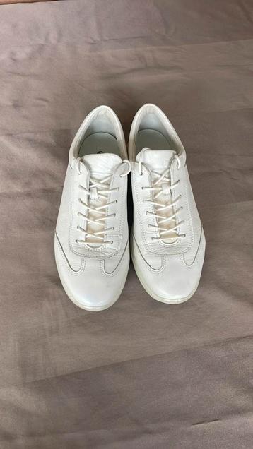 Mooie Ecco sneakers wit leren schoenen maat 38 beschikbaar voor biedingen