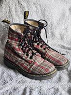 Canvas tartan Dr Martens vintage 37 rood creme, Overige kleuren, Lage of Enkellaarzen, Ophalen of Verzenden, Dr. Martens