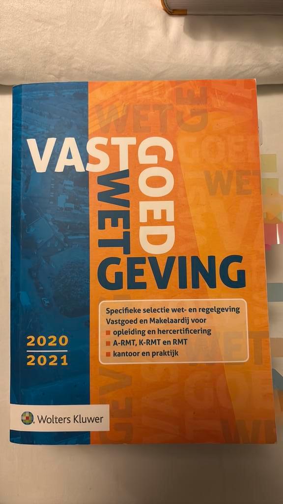 Vastgoed wetgeving 2020-2021, Boeken, Wetenschap, Zo goed als nieuw, Ophalen of Verzenden