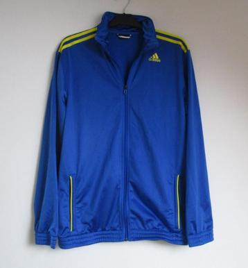 Nr.157: Adidas trainingsjas sportjasje maat XL blauw met g beschikbaar voor biedingen