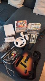 Complete nintendo Wii set inclusief assesoires en 15 spellen, Spelcomputers en Games, Games | Nintendo Wii, Ophalen, Gebruikt