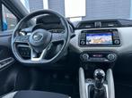 Nissan Micra 0.9 IG-T Tekna/2E EIG/CAMERA/App-C € 10.995,0, Auto's, Nissan, 898 cc, Stof, 525 kg, Blauw
