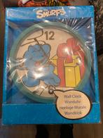De smurfen wandklok, Huis en Inrichting, Woonaccessoires | Klokken, Ophalen of Verzenden, Zo goed als nieuw, Wandklok