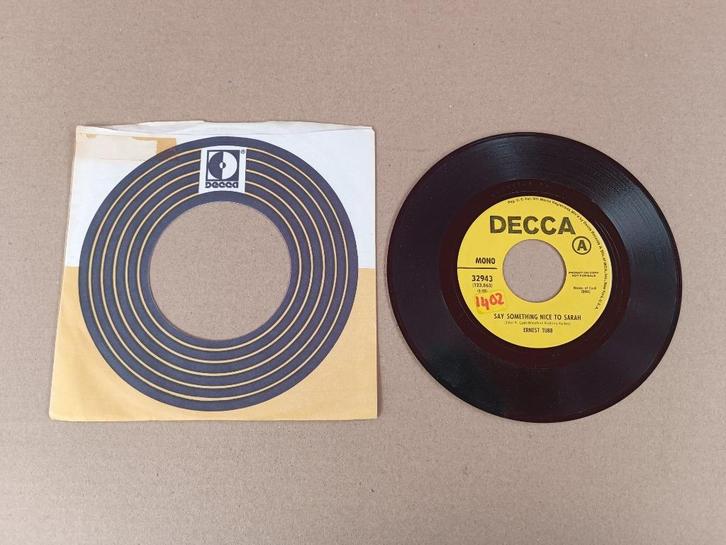 Single: Ernest Tubb - Say Something Nice To Sarah/ USA, Cd's en Dvd's, Vinyl Singles, Gebruikt, Pop, 7 inch, Verzenden