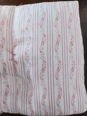 Dekbed plaid deken roze bloem sprei beschikbaar voor biedingen