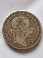 1 Forint Hongarije zilver 1879, Postzegels en Munten, Munten | Europa | Niet-Euromunten, Zilver, Ophalen of Verzenden, Hongarije