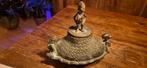 Unieke rituele Dogon zalf doos in brons Afrikaans, Antiek en Kunst, Ophalen of Verzenden