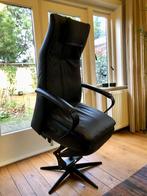 Design sta-op-stoel Gealux Twinz de Luxe, zwart leer, Minder dan 75 cm, Modern, Metaal, Zo goed als nieuw