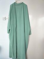 Nieuwe abaya mintgroen, Kleding | Dames, Ophalen of Verzenden, Nieuw, Groen, Overige typen