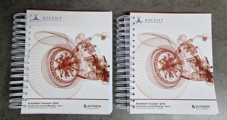 Autodesk Inventor 2019 Ascent Solid Modeling Gidsen, Boeken, Techniek, Zo goed als nieuw, Werktuigbouwkunde, Ophalen of Verzenden