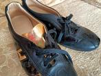 Hogan Sneaker schoen zwart lak leer goud, Ophalen of Verzenden, Zo goed als nieuw, Zwart