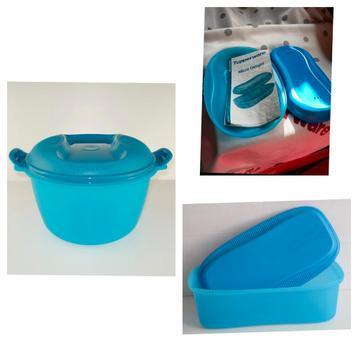 Nieuwe microgolfkommen van tupperware  beschikbaar voor biedingen