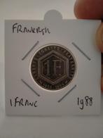 Frankrijk 1 Franc 1988, Postzegels en Munten, Munten | Europa | Niet-Euromunten, Verzenden, Frankrijk, Losse munt