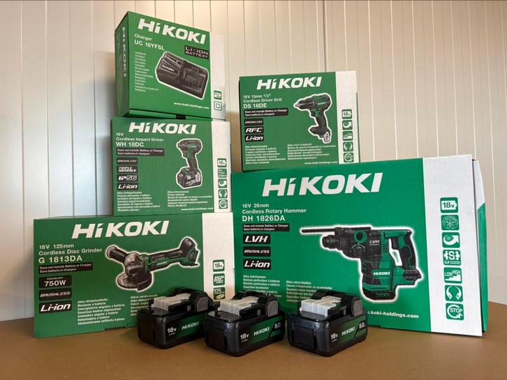 HiKOKI 18V Gereedschapset, Auto diversen, Autogereedschap, Nieuw, Ophalen