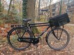 28" inch zwarte jongensfiets / transportfiets Sparta Pick up, Sparta, Versnellingen, Zo goed als nieuw, Ophalen