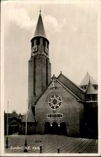 R.K. Kerk in Zundert met toren en klok, Ophalen of Verzenden, 1920 tot 1940, Gelopen, Noord-Brabant