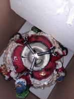 Kerstboom voet met 3 kerstman afbeeldingen, Diversen, Kerst, Ophalen