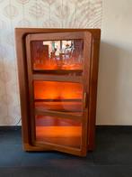 Vintage Deense vitrinekast van Dyrlund, Ophalen, Gebruikt, 50 tot 100 cm, Deens design