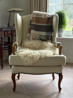 Oorstoel ivoor leer, Ophalen, Gebruikt, Leer, Minder dan 50 cm