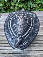 Antieke kolenkit met afbeelding zwaan, gietijzer, Antiek en Kunst, Ophalen