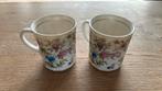 2 koffiekopjes Butterfly, Antiek en Kunst, Antiek | Servies los, Ophalen of Verzenden