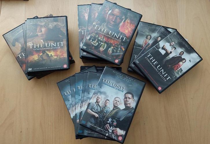 The unit - 4 seizoenen, Cd's en Dvd's, Dvd's | Thrillers en Misdaad, Zo goed als nieuw, Actiethriller, Boxset, Vanaf 12 jaar, Ophalen of Verzenden