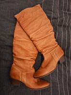 Mooie laarzen, zacht leer mt 41, Kleding | Dames, Schoenen, Hoge laarzen, Bruin, Verzenden, Zo goed als nieuw
