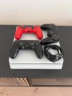 Playstation 4 500gb, Spelcomputers en Games, Spelcomputers | Sony PlayStation 4, Ophalen, Zo goed als nieuw, Met 2 controllers