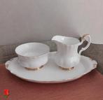 Royal Albert Val D'or roomstel, Ophalen of Verzenden, Zo goed als nieuw, Porselein, Overige stijlen