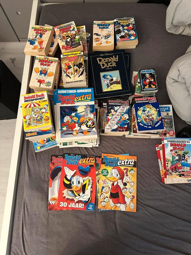 Donald Duck strips, zie beschrijving voor prijzen., Boeken, Stripboeken, Gelezen, Meerdere stripboeken, Ophalen of Verzenden