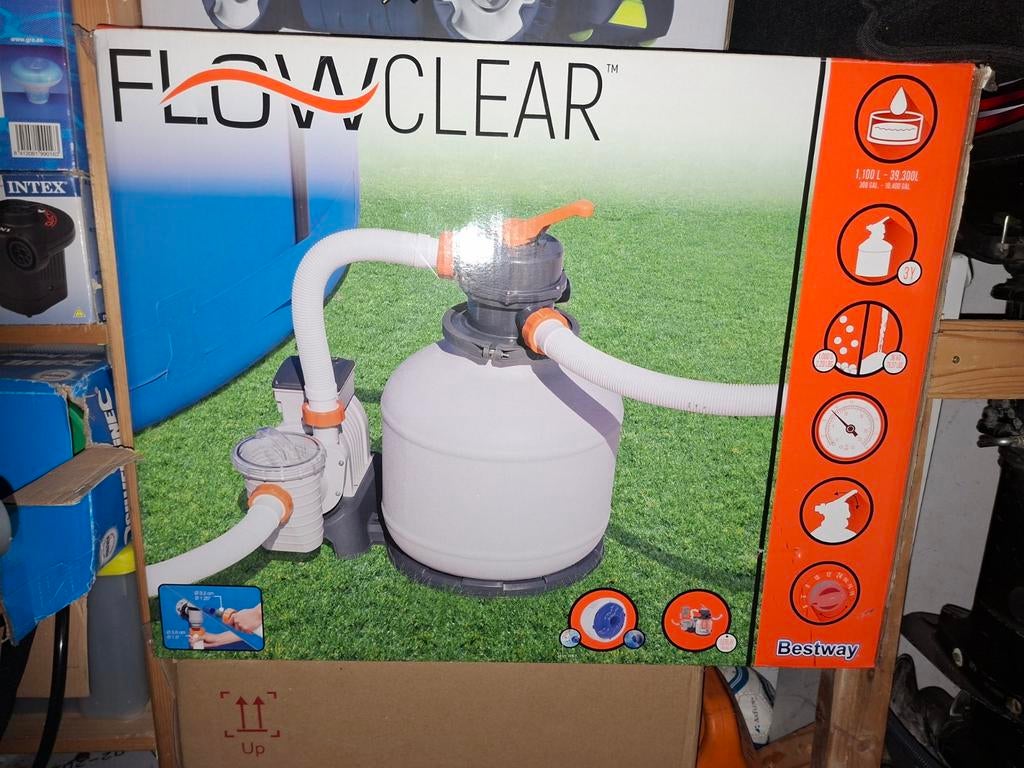 Complete mooie zwembadset., Tuin en Terras, Zwembaden, Ophalen, Gebruikt, 80 tot 120 cm, Rond