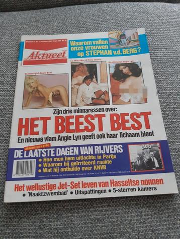 46.Aktueel 1984. Stephan van den Berg. Angie Best. Mary Stav beschikbaar voor biedingen