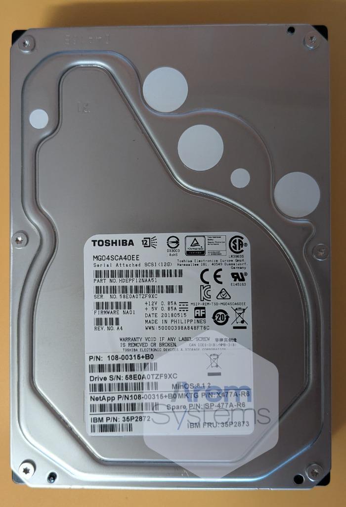 4TB 3.5" SAS schijven, Computers en Software, Harde schijven, Gebruikt, Server, Intern, HDD, SAS, Ophalen of Verzenden