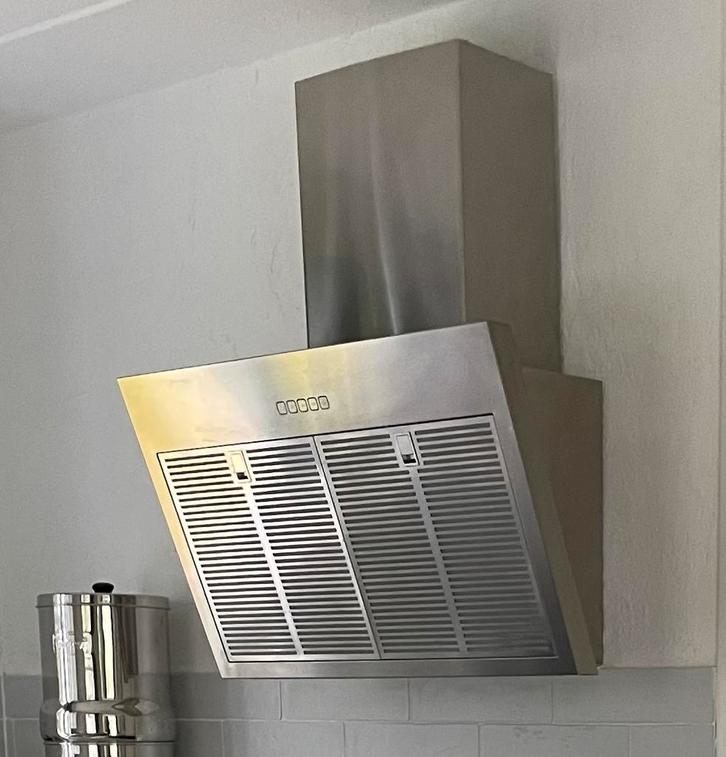 Afzuigkap ikea remota, Witgoed en Apparatuur, Afzuigkappen, Zo goed als nieuw, Wandschouwkap, 400 tot 600 m³ per uur, Motor, Ophalen