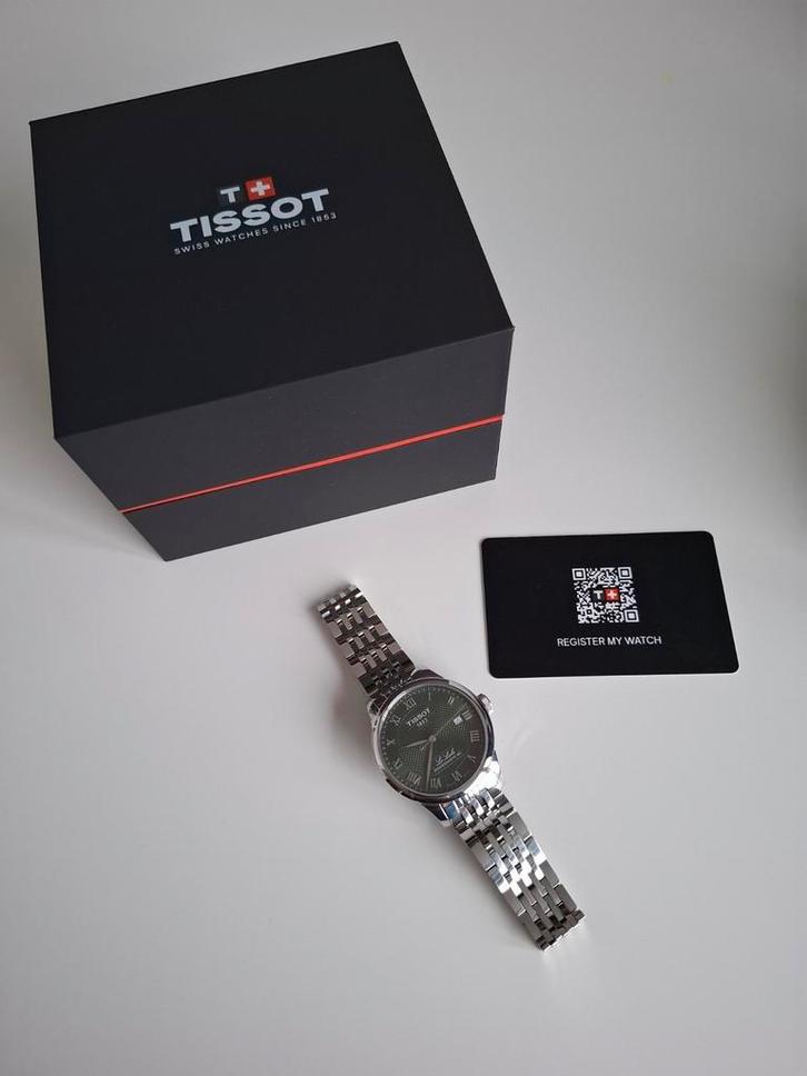 Tissot Le Locle 39.3mm Green NEW !!, Sieraden, Tassen en Uiterlijk, Horloges | Heren, Zo goed als nieuw, Overige merken, Staal